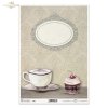 filiżanki, filiżanka, kawa, ciastko, owal, dekor, ornament, tło. Autorka grafik: Magda Stanczew, R868, cups, cup, coffee, cake, oval, decor, ornament, background, Tassen, Becher, Kaffee, Kuchen, Oval, Dekor, Ornament, taza, café, pastel, oval, decoración,